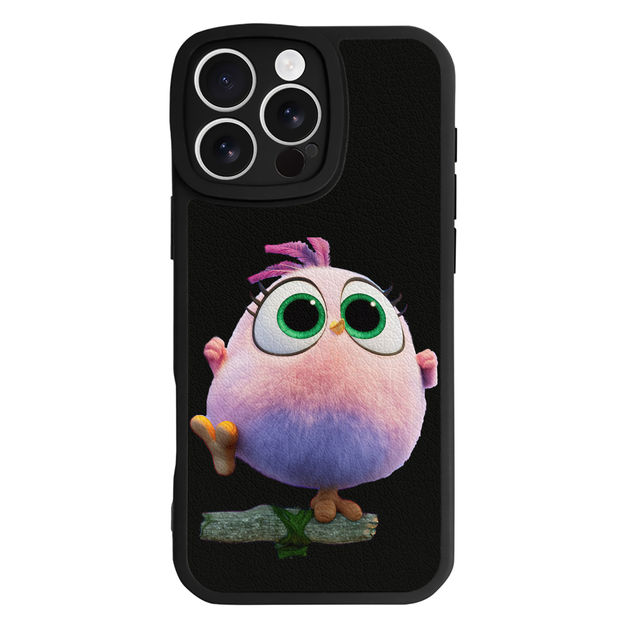 （画像用） Angry Birds アングリーバード 【iPhone 16シリーズ対応】シリコンスマホケース（レザー調） 材質：シリコン